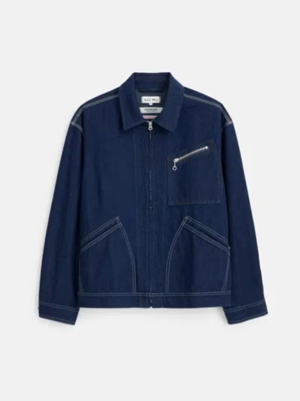 Omnigod x Alex Mill Miller Jacket in Indigo Size Small NWT